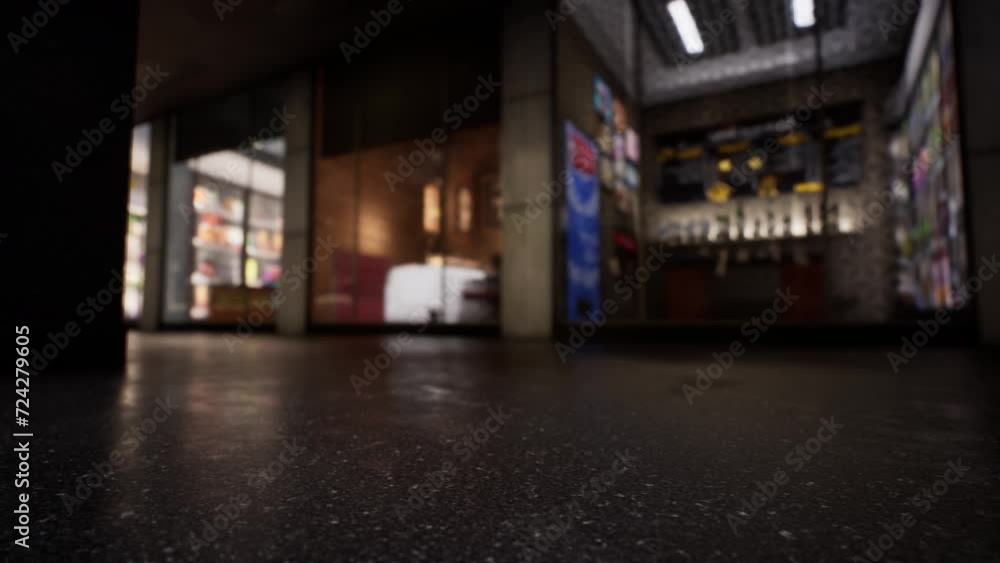 A store front with a lot of glass doors A store front with a lot of glass doors