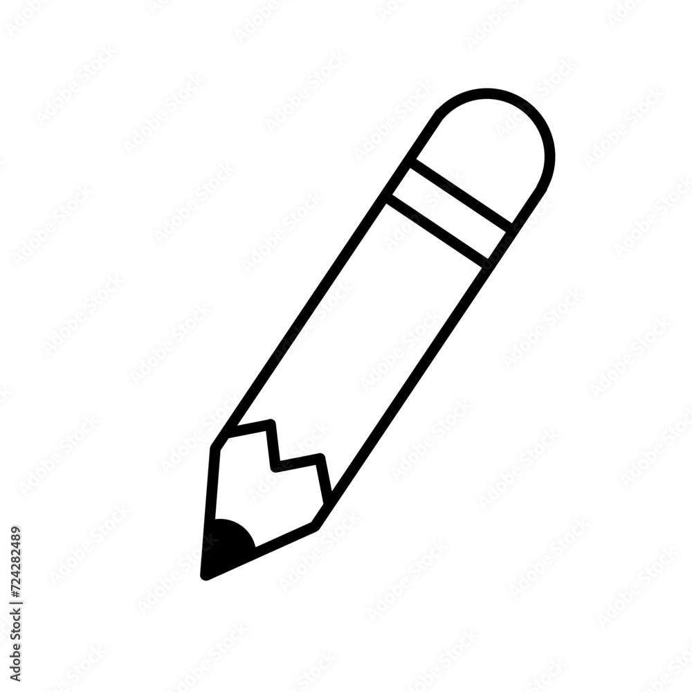 various vector images of pencils and pens various vector images of pencils and pens