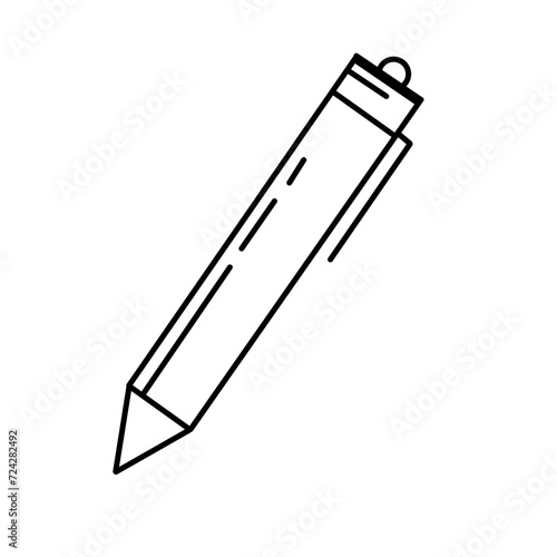 various vector images of pencils and pens