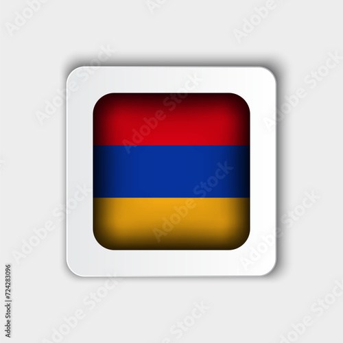 Armenia Flag Button Flat Design Free Download Armenia Flag Button Flat Design - GFXLoad
