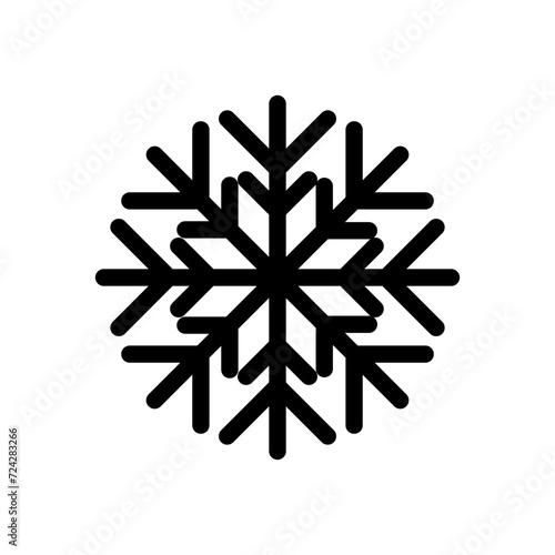 Snow icon vector. snowflake icon vector