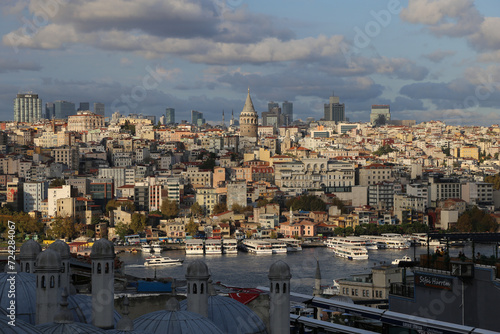 Galata tower in golden hour