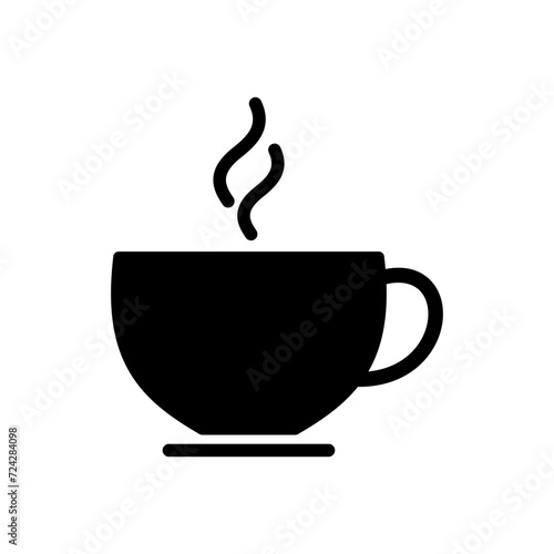 coffee cup icon vector. cup a coffee icon vector.