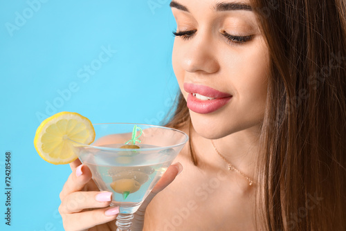 Beautiful young woman with ...