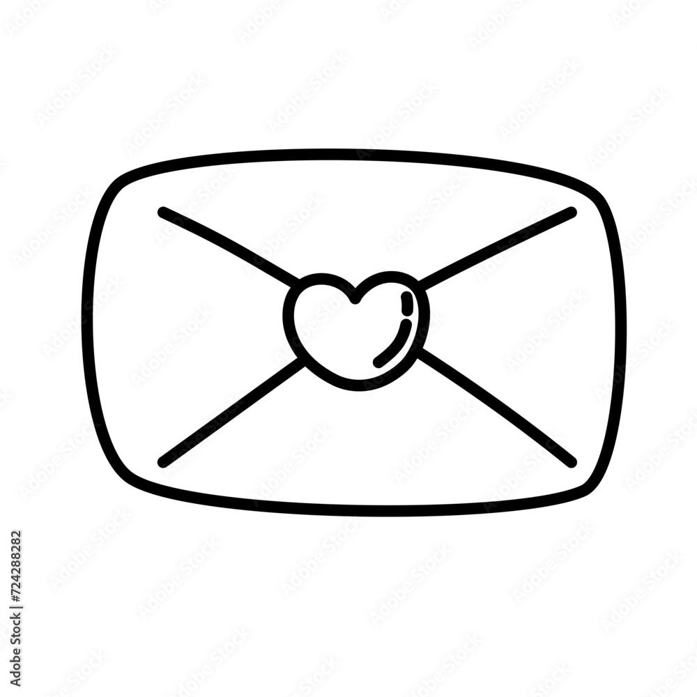 Valentine Element Icon Lines Style Valentine Element Icon Lines Style