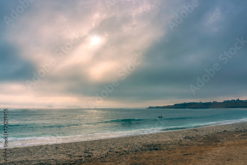 beach at sunset