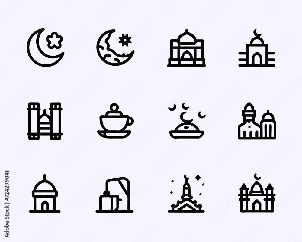 icon sheet ramadhan icon sheet ramadhan