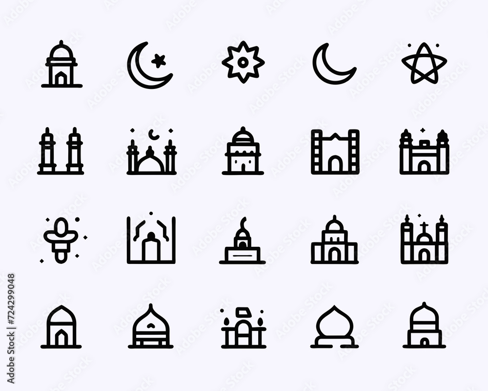 icon sheet ramadhan icon sheet ramadhan
