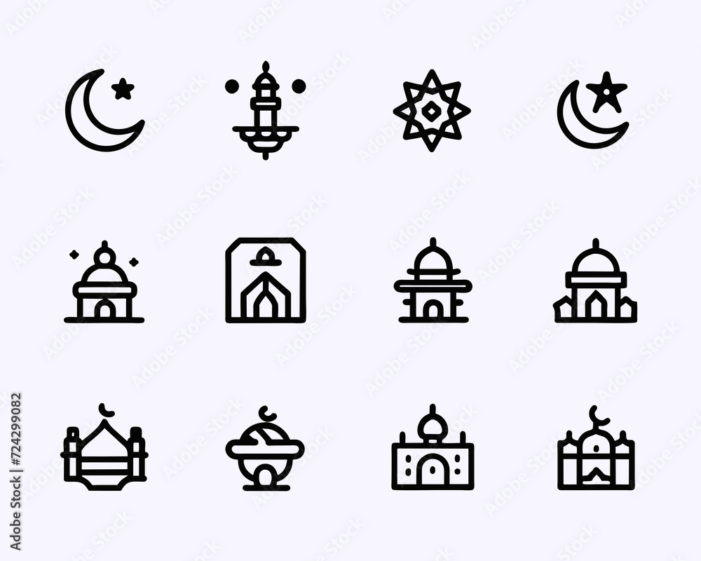 icon sheet ramadhan icon sheet ramadhan