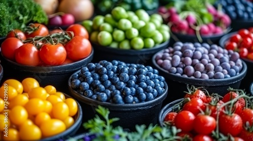 vegetables in the market