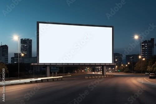billboard at night
