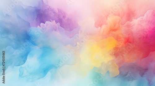 Beautiful wallpaper HD splash watercolor multicolor blue pink, pastel color, abstract texture colorful. Colorfull background watercolor. lettering background. Rainbow color, sky, brush strokes,