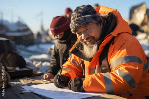 A Chinese investor signs a contract in Greenland, signifying the growing influence of China in the Arctic region. 