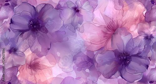 flowers in shades of purple and pink