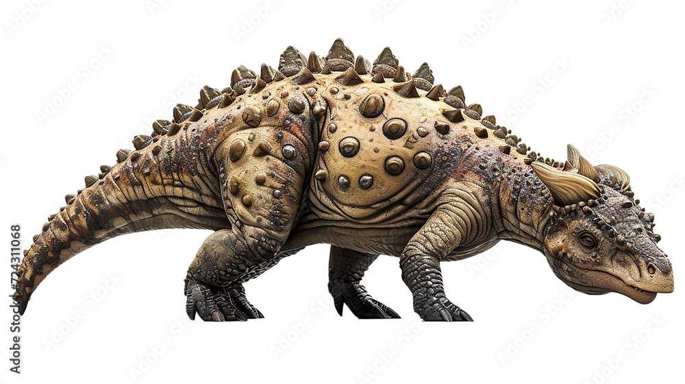Fototapeta premium アンキロサウルスのイメージ - image of Ankylosaurus - No3-12 Generative AI