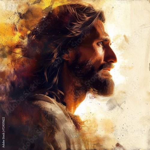 Artistic Wallpaper Art of Jesus Christ