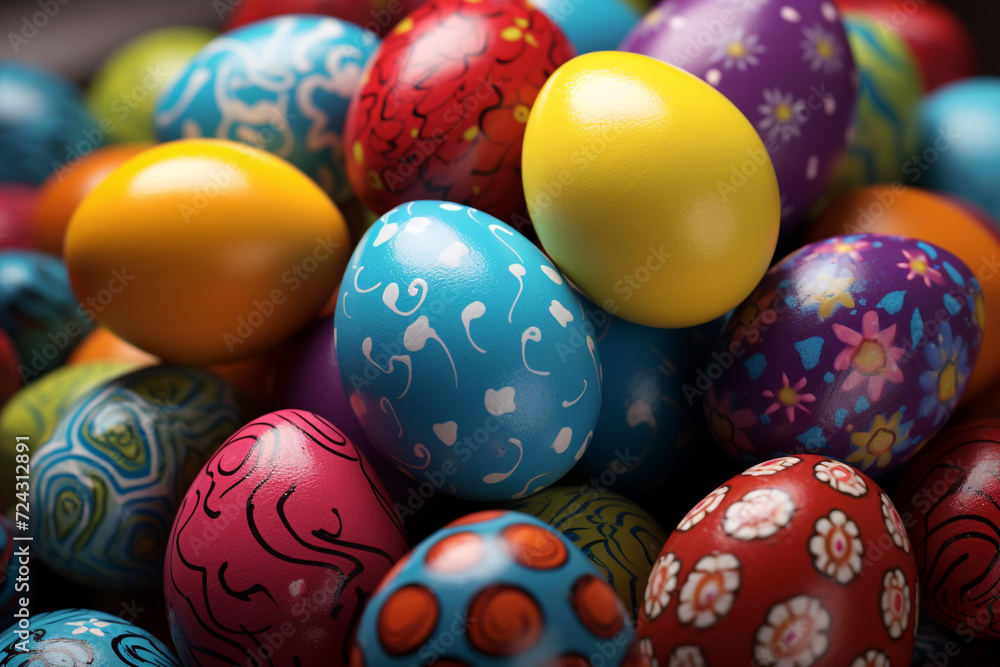 funny Easter bunny with eggs 3d art Happy Easter Day, Easter Eggs 3D Illustration, Easter Bunny Banner Easter happy background egg banner card holiday spring pattern rabbit Generative Ai funny Easter bunny with eggs 3d art Happy Easter Day, Easter Eggs 3D Illustration, Easter Bunny Banner Easter happy background egg banner card holiday spring pattern rabbit Generative Ai