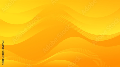 Abstract yellow Background with Wavy Shapes. flowing and curvy shapes. This asset is suitable for website backgrounds, flyers, posters, and digital art projects.