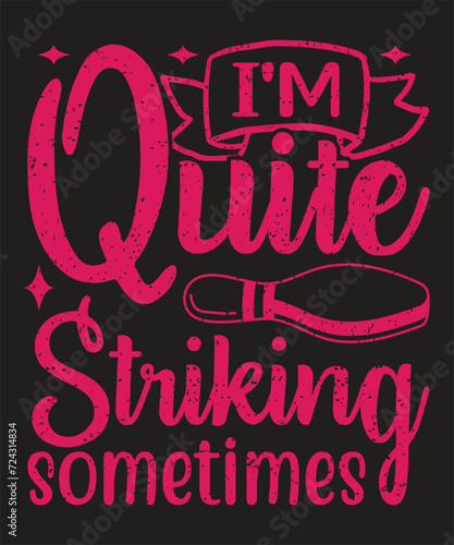 I am quite striking sometimes typography design with grunge effect