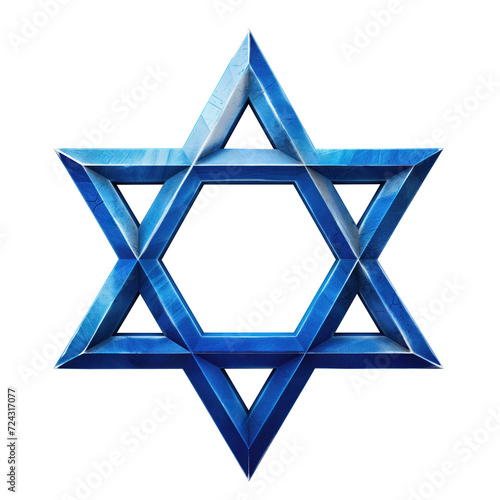 Star of david  Seal of solomon  Jewish star  Shield of david  Israel logo  symbol of Jewish identity and Judaism  3D design isolated on transparent background