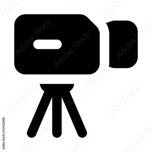 Camcoder Solid Icon