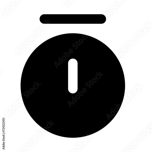 Stop Watch Solid Icon