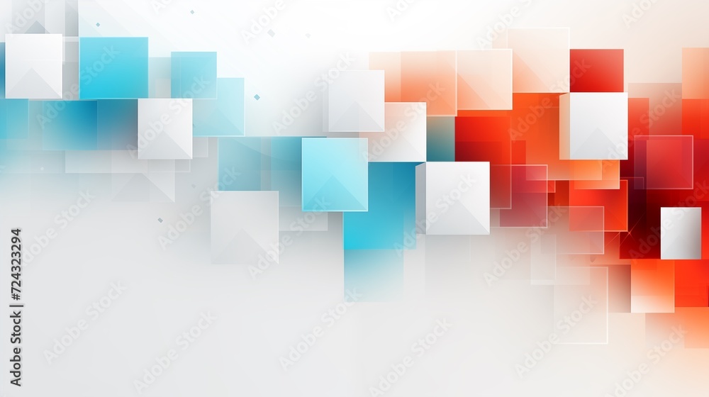abstract background Blue and red Square bending abstract background Blue and red Square bending