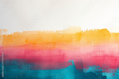tekstur gradien guas berwarna-warni pada kertas putih photo