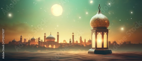 Ornate Light Islamic Lantern Design