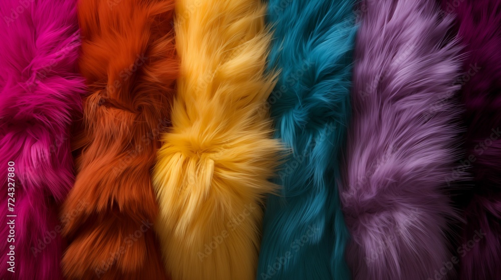 Image of colorful fur. Image of colorful fur.