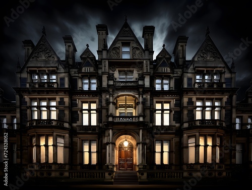 Old town hall in Edinburgh, Scotland, UK. 3D rendering