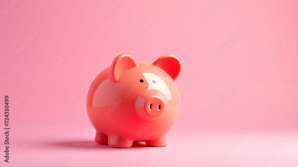 Image of pink piggy bank.