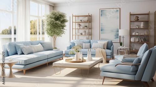 Image of modern living room.