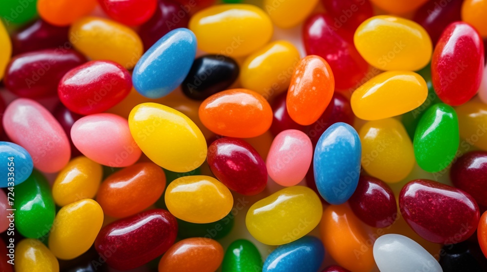 Image of vibrant and delicious jelly beans. Image of vibrant and delicious jelly beans.