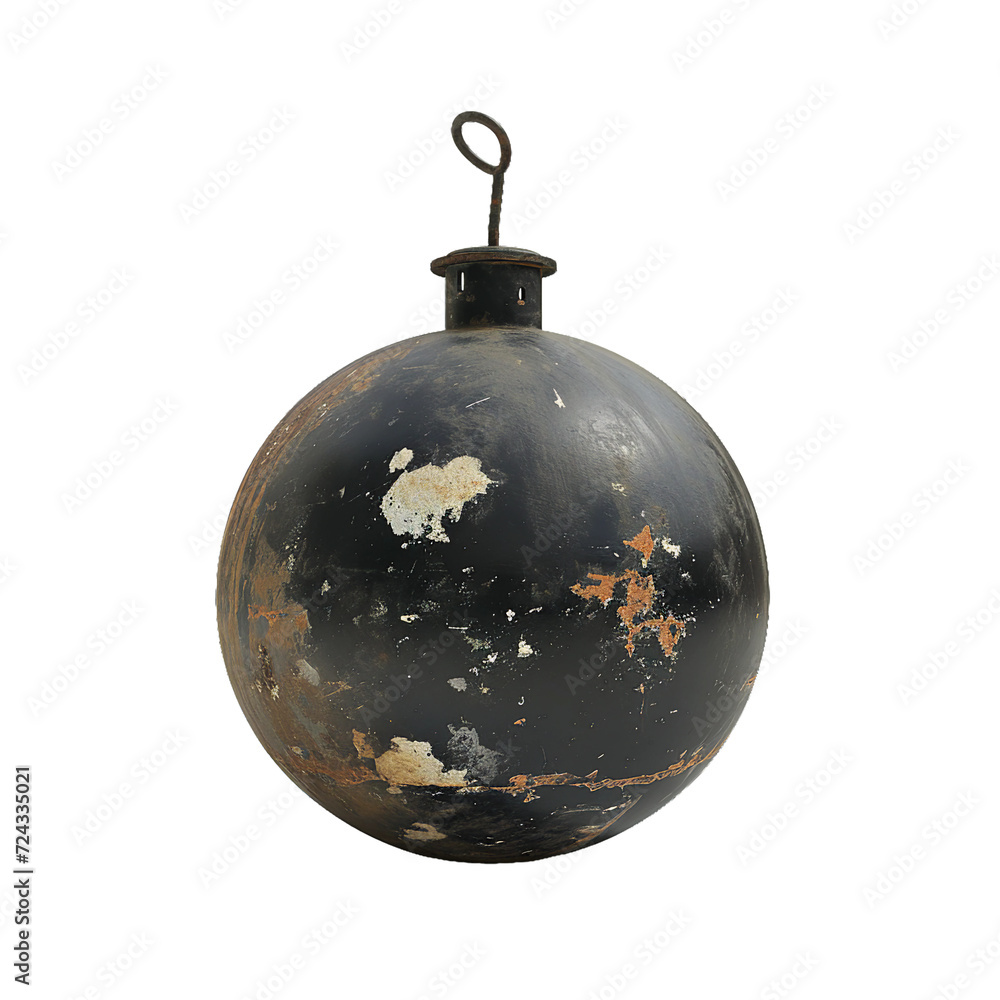 classic bomb, isolated PNG object classic bomb, isolated PNG object