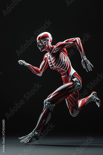 muscular running pose © syahryan