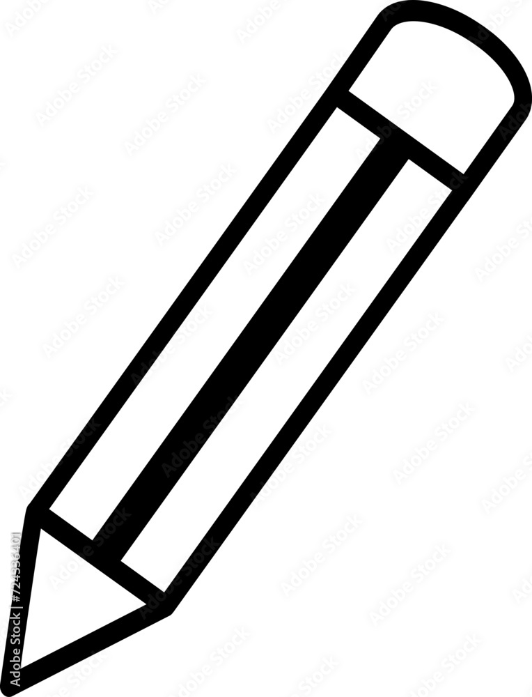 Pencil icon. Replaceable vector design. Pencil icon. Replaceable vector design.