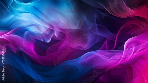 Waves of ethereal smoke on a dark background.