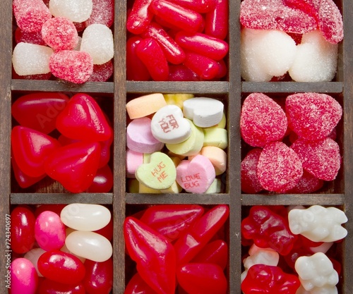 Heart shaped candies © DANI