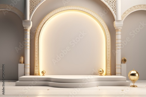 Cultural significance in Islamic stage embellishments