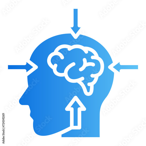 concentration gradient icon