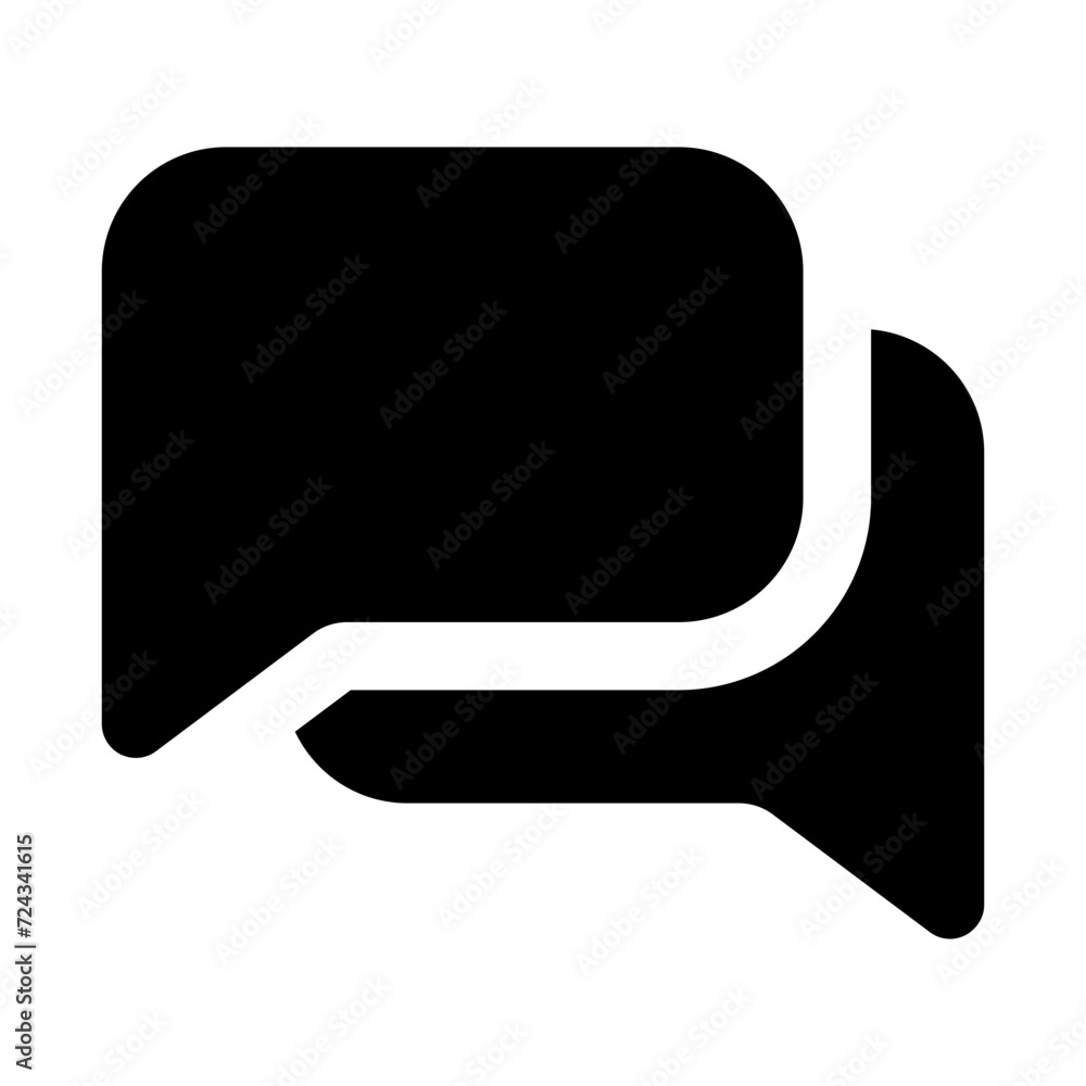 Chat Solid Icon Chat Solid Icon