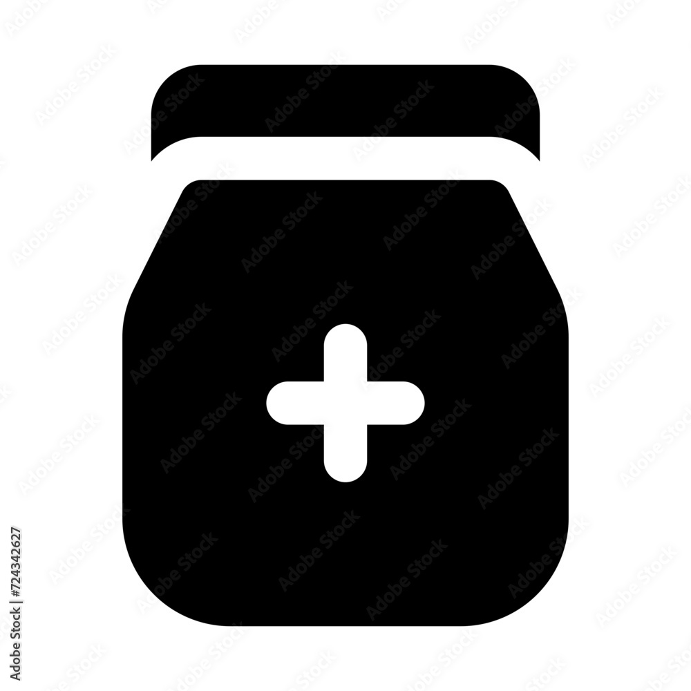 Obraz premium Drug Solid Icon