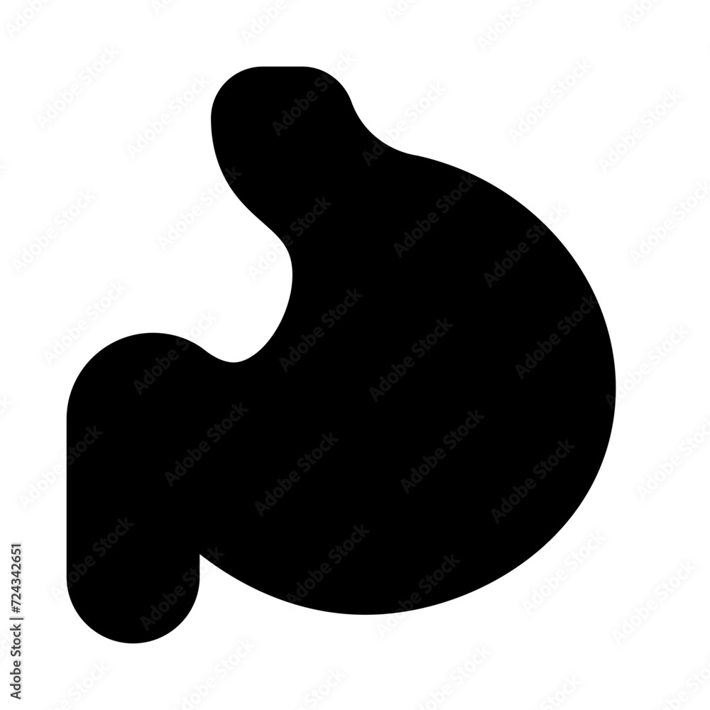 Stomach Solid Icon Stomach Solid Icon