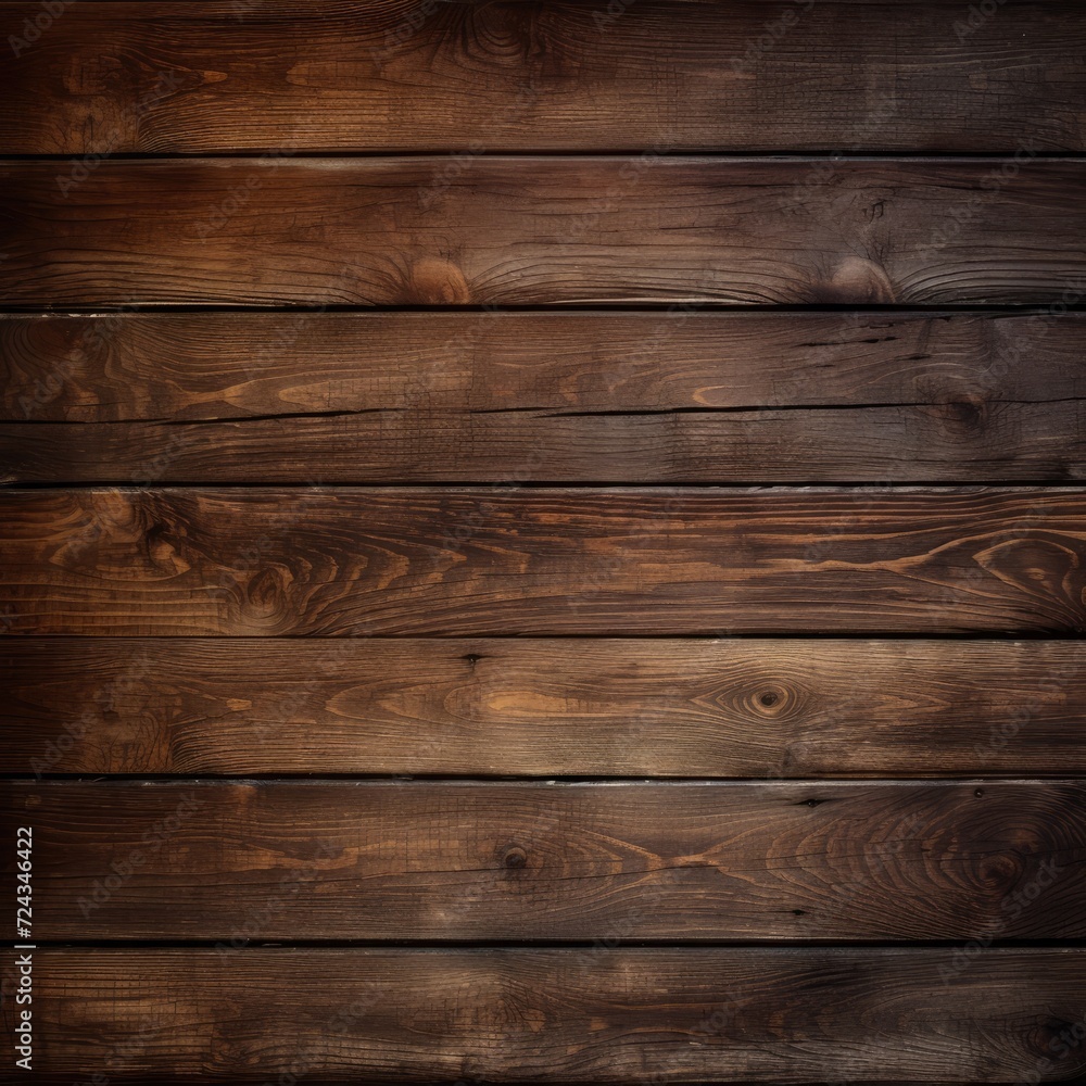 Naklejka premium Aged dark broun wooden background, wood texture background,wallpaper
