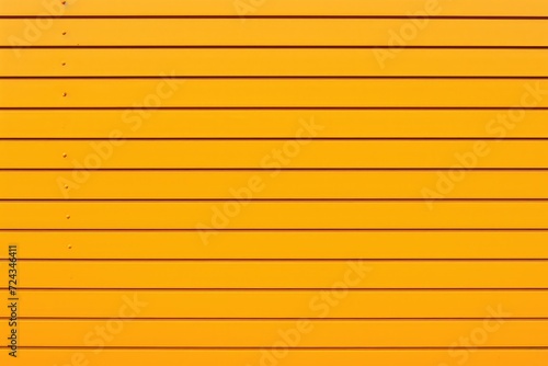 This photo showcases a close-up view of a yellow wall with evenly spaced and vertically aligned lines.