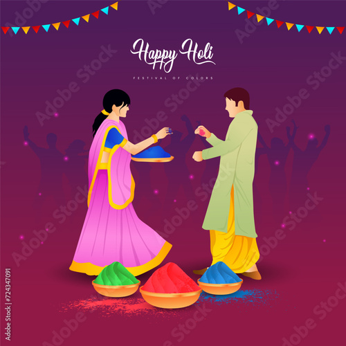 Holi colors play a significant role in the vibrant celebration of the Hindu festival of Holi. These colors, often in powder form, are used by participants to playfully smear and throw at each other 