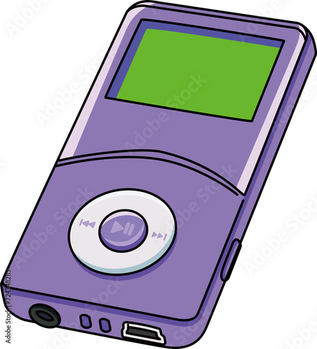音楽プレーヤー（music player）(PNG)
