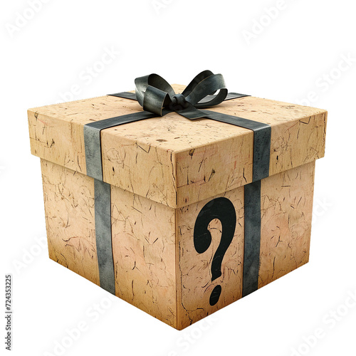 mistery Box, isolated PNG object