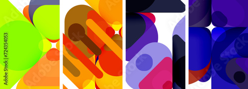 Geometric elements abstract backgrounds for wallpaper, business card, cover, poster, banner, brochure, header, website